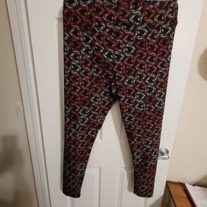 Lu LaRoe TC2 Heart Leggings